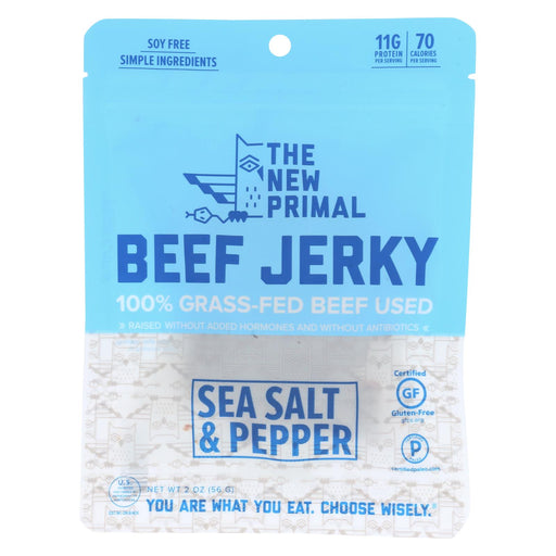The New Primal Beef Jerky - Original - Gluten Free - 2 Oz - Case Of 8