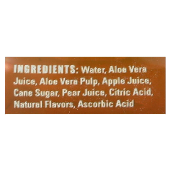 Alo Original Crisp Aloe Vera Juice Drink - Fuji Apple And Pear - Case Of 12 - 16.9 Fl Oz.