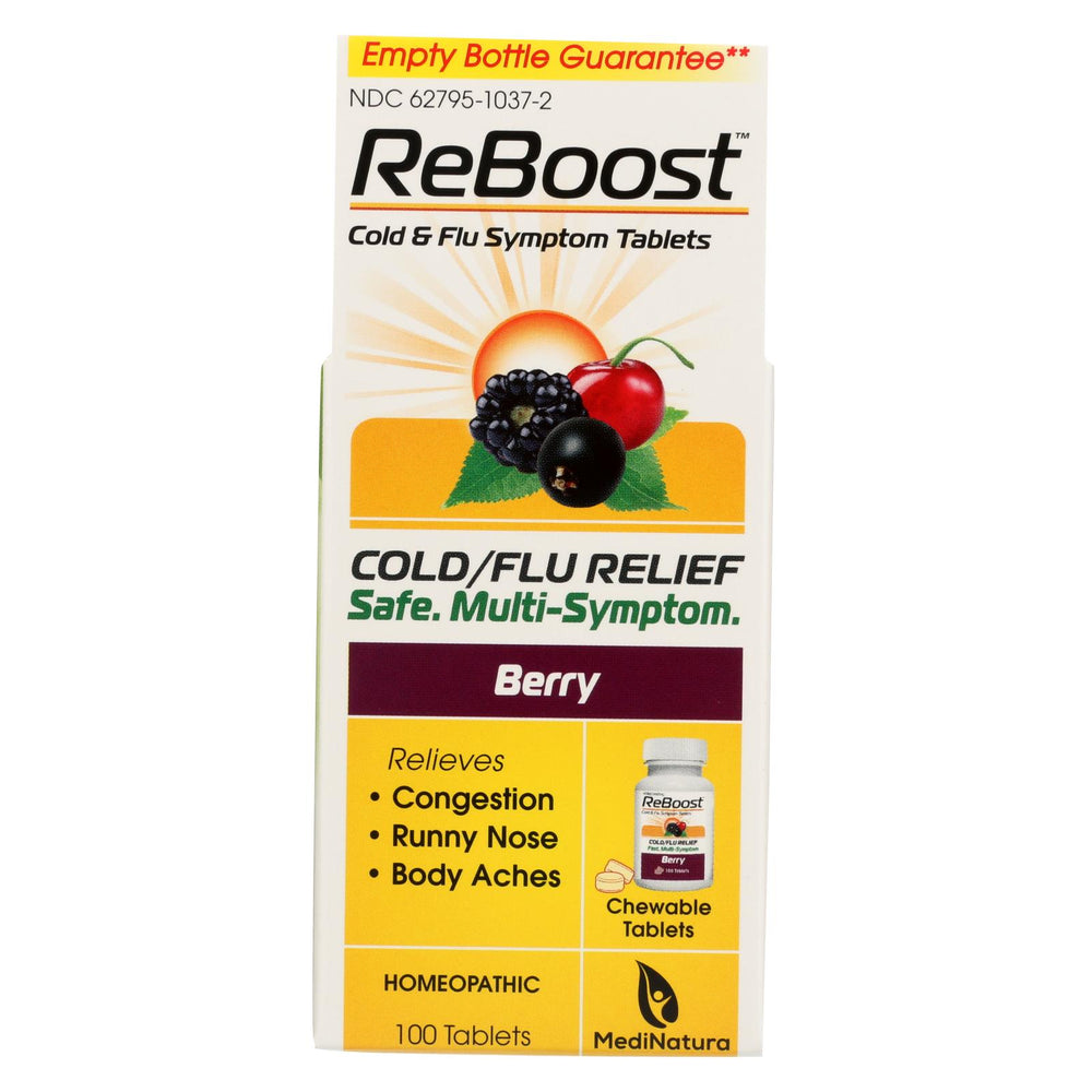 Reboost Cold Flu Relief Tablets - 100 Tablets