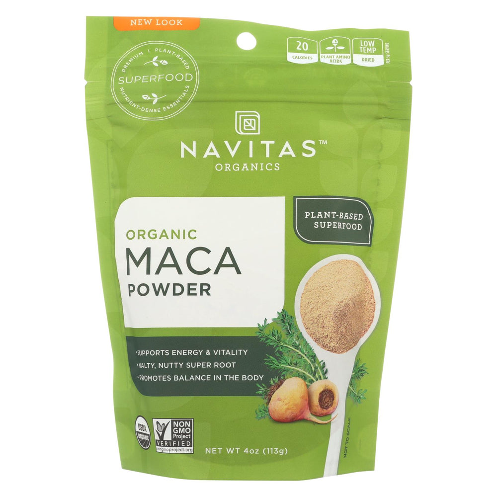Navitas Naturals Maca Powder - Organic - 4 Oz - Case Of 12