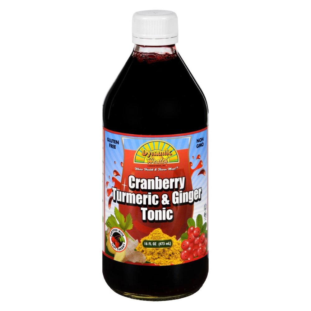 Dynamic Health Tonic - Cranberry Turmeric And Ginger - 16 Oz