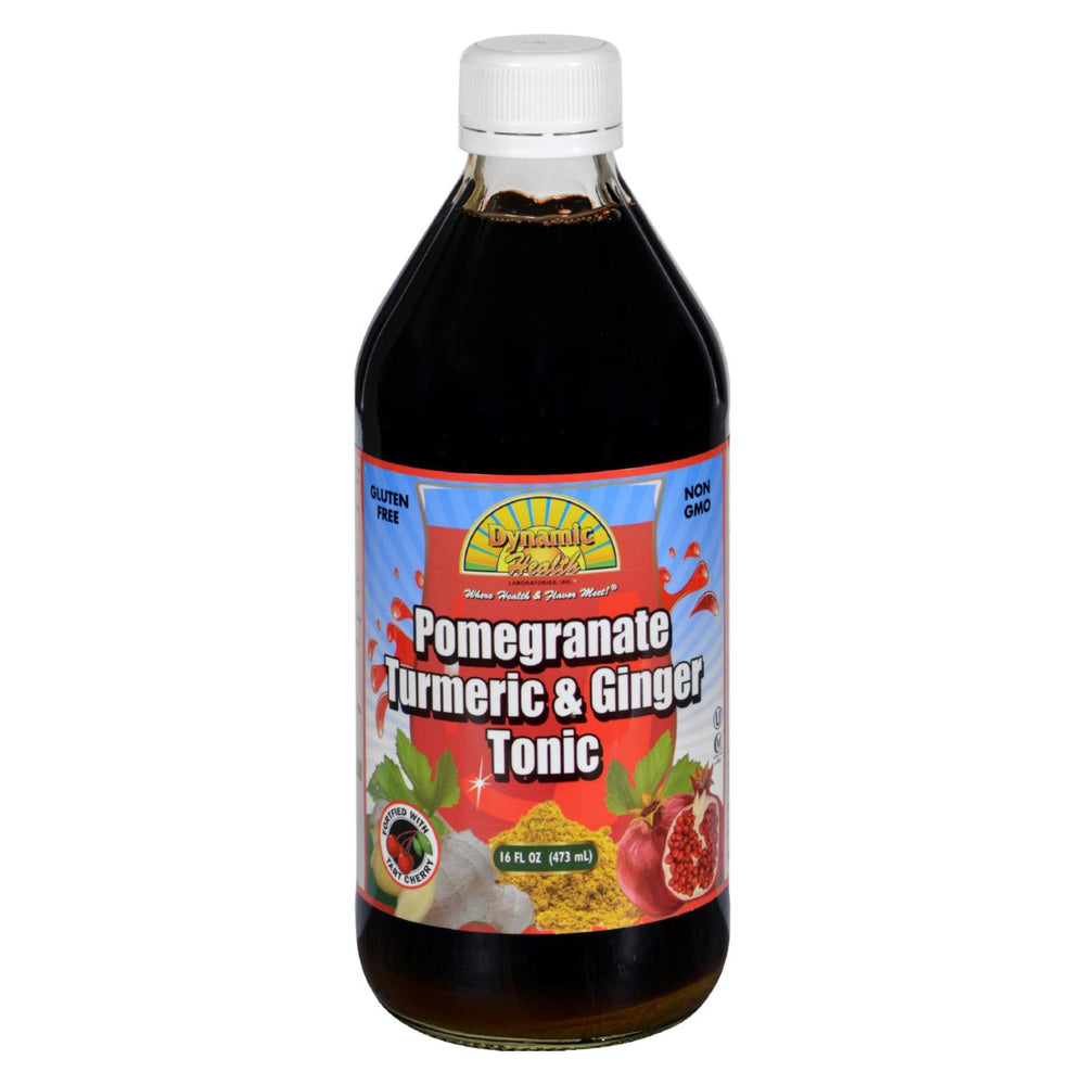 Dynamic Health Tonic - Pomegranate Turmeric And Ginger - 16 Oz