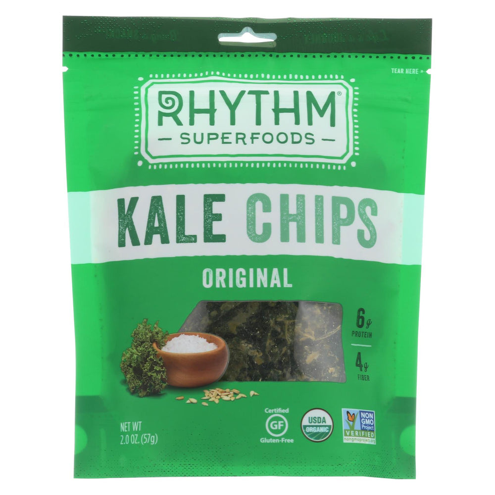 Rhythm Superfoods Kale Chips - Original - Case Of 12 - 2 Oz.