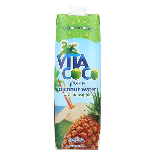 Vita Coco Coconut Water - With Pineapple - Case Of 12 - 1 Lt