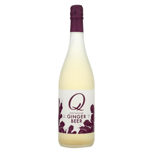 Q Drinks Q Ginger Beer - Glass - Case Of 12 - 25.4 Oz.