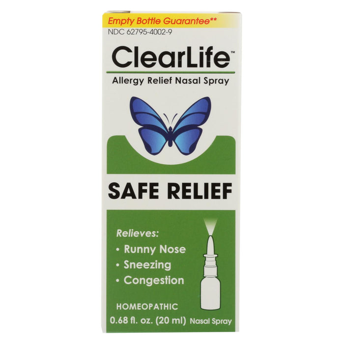 Clearlife Nasal Spray - Allergy Relief - 20 Ml