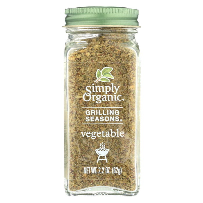 Simply Organic Vegetable Grilling Seasons - Case Of 6 - 2.2 Oz.