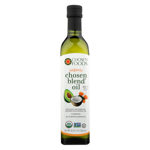 Chosen Foods Safflower Oil - Chosen Blend™ - Case Of 6 - 16.9 Fl Oz.