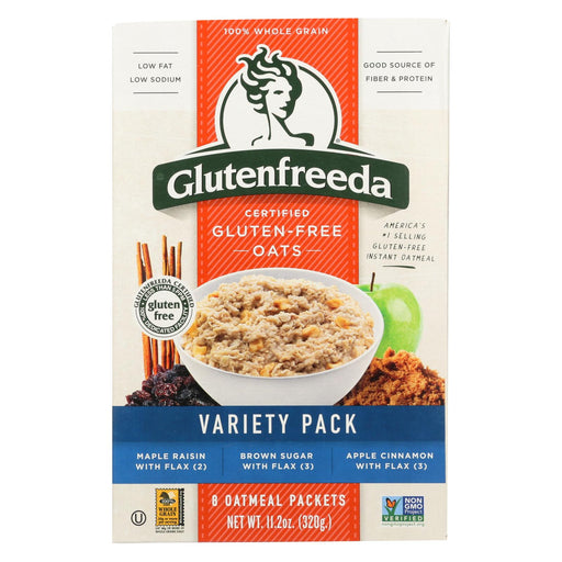 Gluten Freeda Oatmeal - Variety Pack - Case Of 8 - 11.2 Oz.