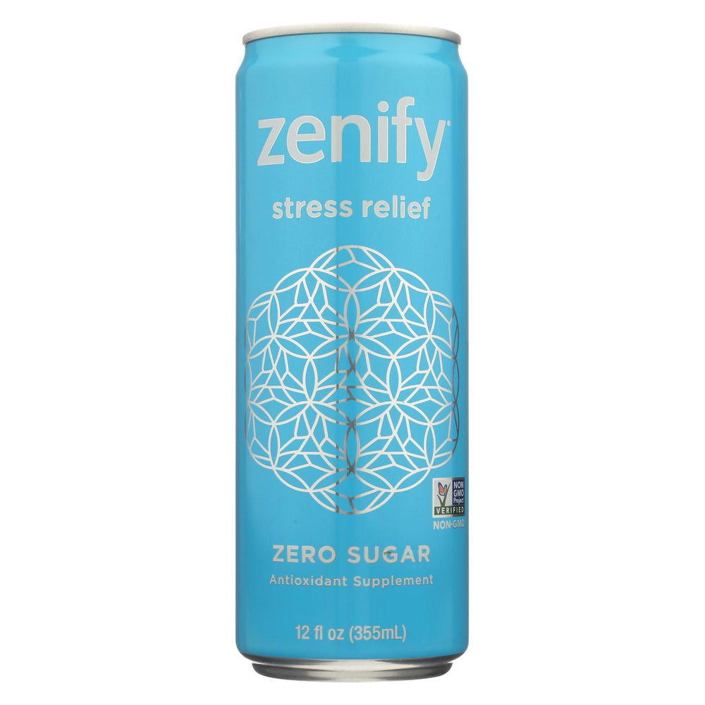 Zenify Stress Relief - Zero Sugar - Case Of 12 - 12 Fl Oz.