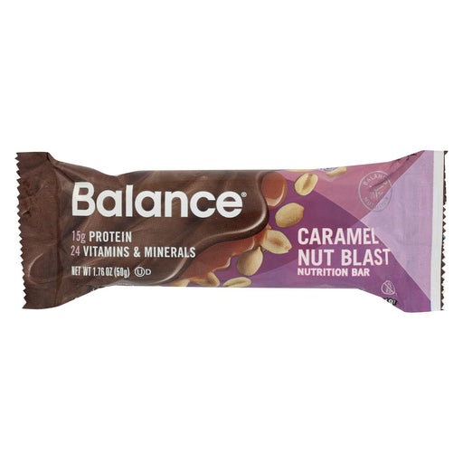 Balance Bar - Gold - Caramel Nut Blast - 1.76 Oz - Case Of 6
