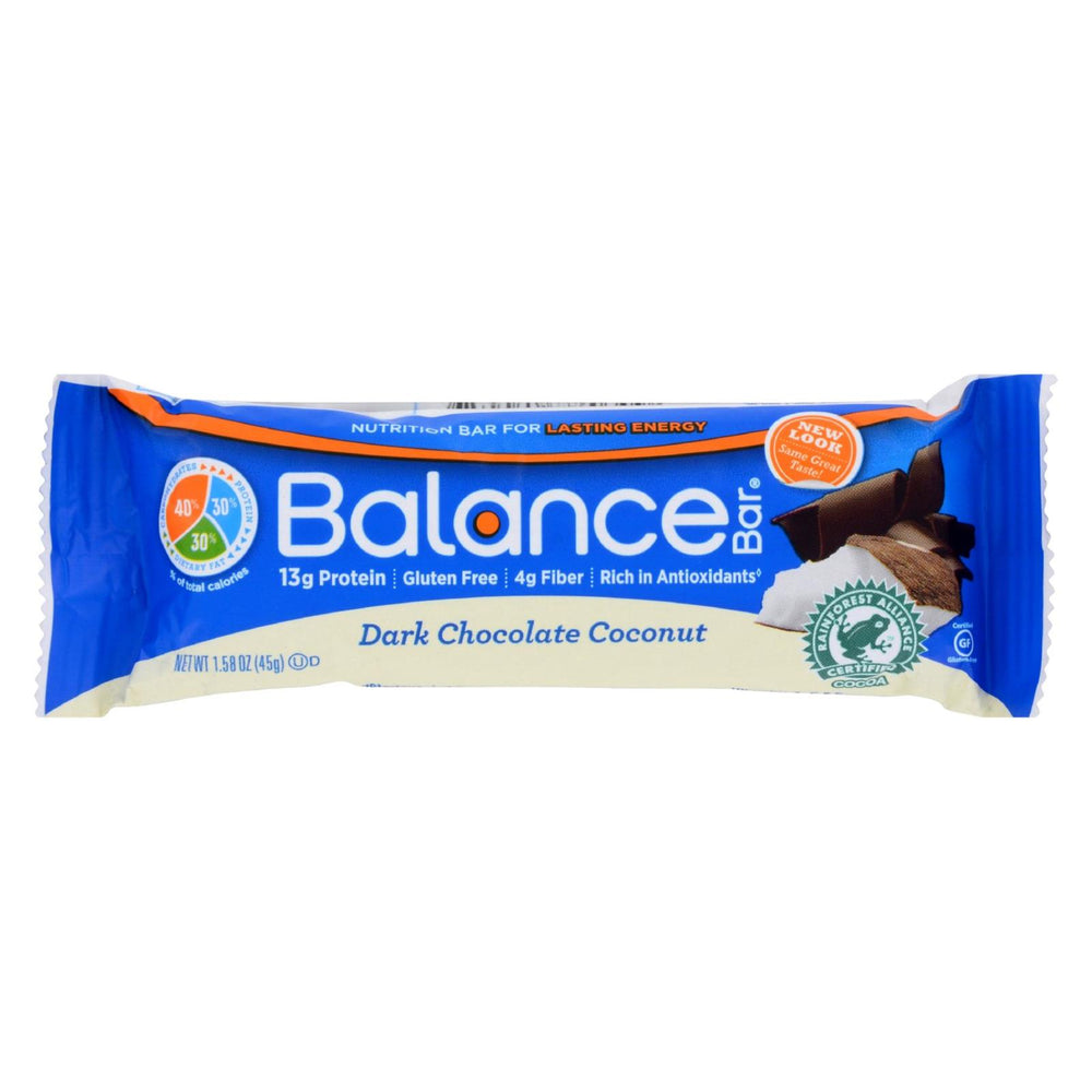 Balance Bar - Dark Chocolate Coconut - 1.58 Oz - Case Of 6