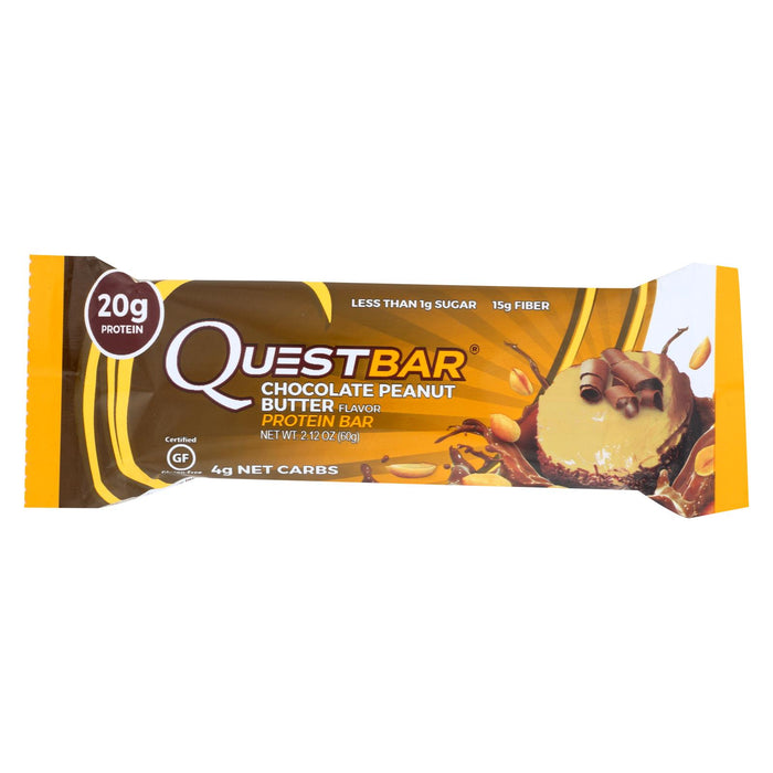 Quest Bar - Chocolate Peanut Butter - 2.12 Oz - Case Of 12