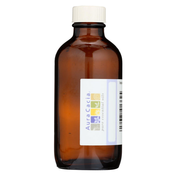 Aura Cacia Bottle - Glass - Amber With Writable Label - 4 Oz