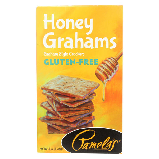 Pamela's Products Graham Style Crackers - Honey - Case Of 6 - 7.5 Oz.