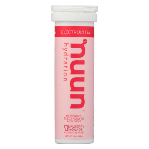 Nuun Hydration Nuun Active - Strawberry Lemonade - Case Of 8 - 10 Tablets