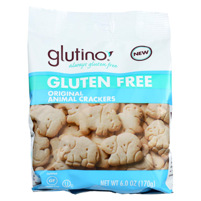 Glutino Animal Crackers - Original - Case Of 6 - 6 Oz