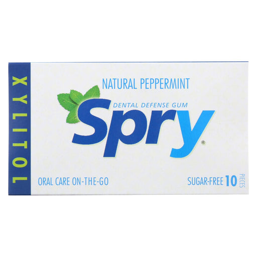 Spry Xylitol Gems - Peppermint - Case Of 20 - 10 Count