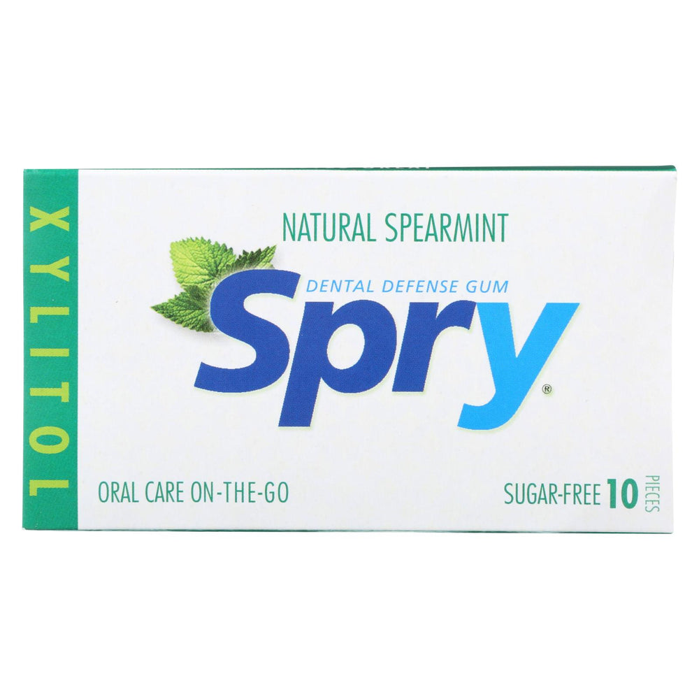 Spry Xylitol Gems - Spearmint - Case Of 20 - 10 Count