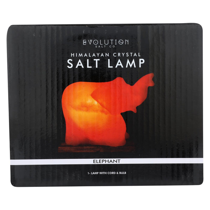 Evolution Salt Crystal Salt Lamp - Elephant - 1 Count