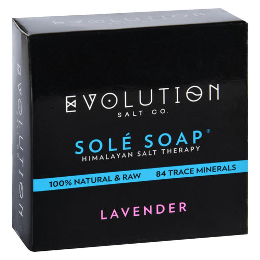 Evolution Salt Bath Soap - Sole - Lavender - 4.5 Oz