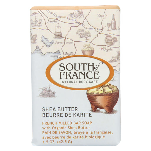 South Of France Bar Soap - Shea Butter - Travel - 1.5 Oz - Case Of 12