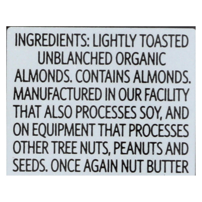 Once Again Almond Butter - Organic - Lightly Toasted - Squeeze Pack - 1.15 Oz - Case Of 10