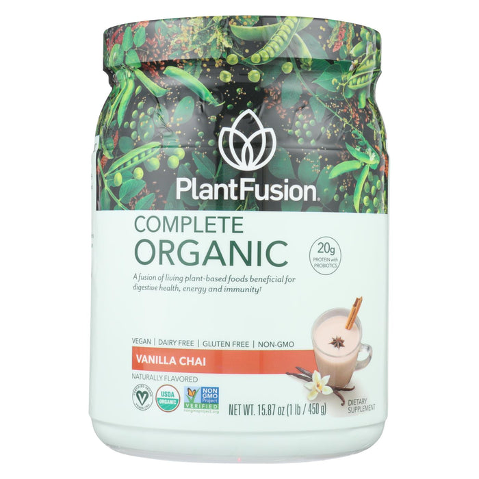 Plantfusion Plant Protein - Organic - Vanilla Chai - 1 Lb