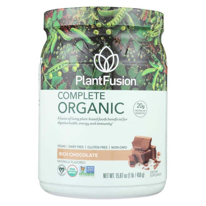 Plantfusion Plant Protein - Organic - Chocolate - 1 Lb