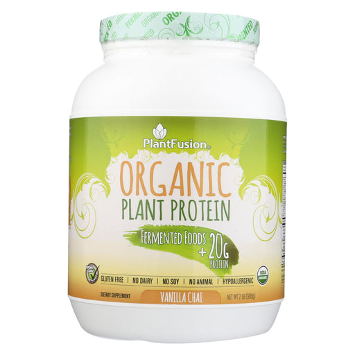 Plantfusion Plant Protein - Organic - Vanilla Chai - 2 Lb