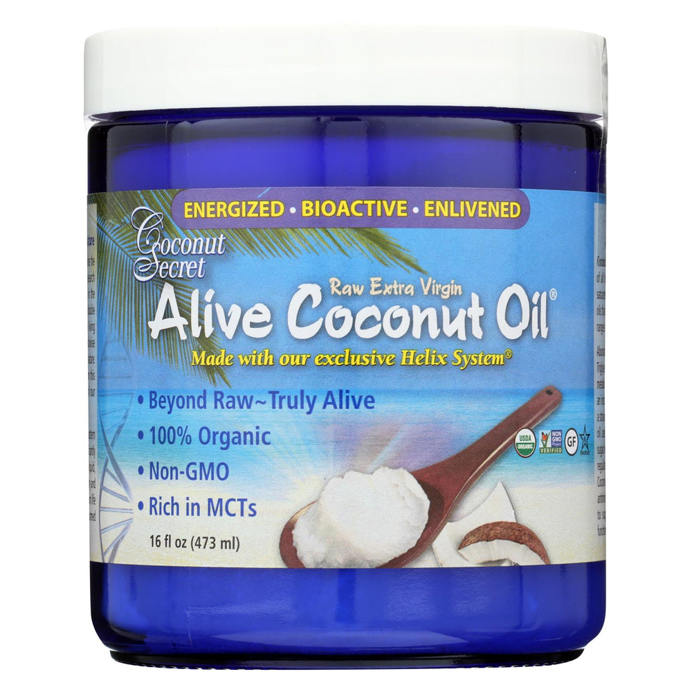 Coconut Secret Alive Coconut Oil - Case Of 6 - 16 Fl Oz.