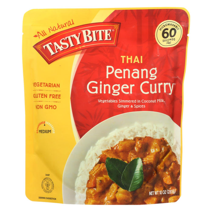 Tasty Bite Entree - Thai Cuisine - Thai Penang Ginger Curry - 10 Oz - Case Of 6