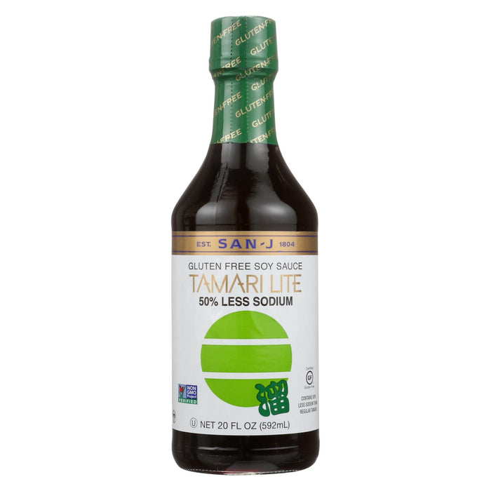 San-j Sauce - Tamari Lite 50% Less Sodium - Case Of 6 - 20 Oz.