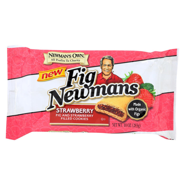 Newman's Own Organics Fig Newman's - Strawberry - Case Of 6 - 10 Oz.