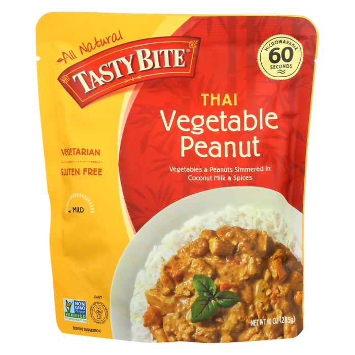 Tasty Bite Entree - Thai Cuisine - Thai Vegetable Peanut - 10 Oz - Case Of 6