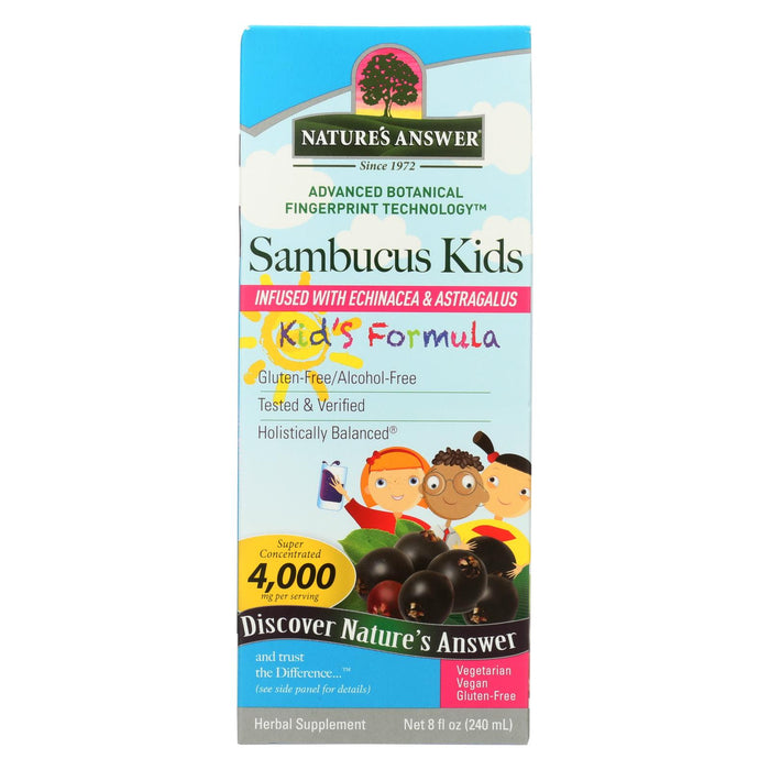 Natures Answer Sambucus - Kids Formula - Original Flavor - 8 Oz