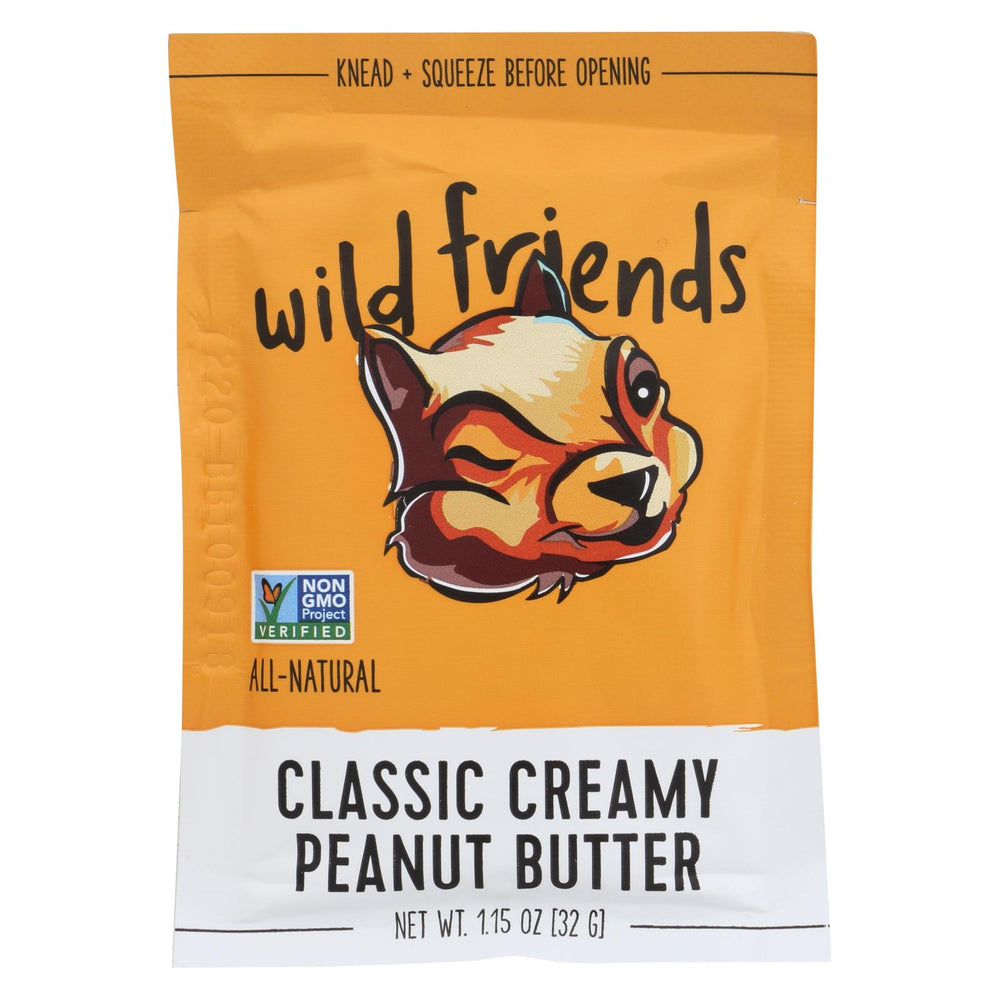 Wild Friends Peanut Butter Packet - Classic Creamy - Case Of 10 - 1.15 Oz