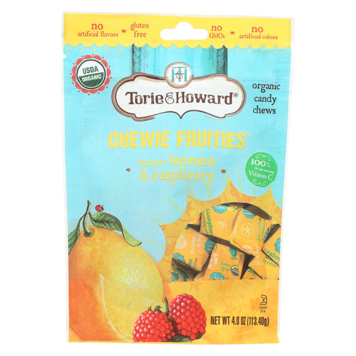 Torie And Howard Chewie Fruities - Lemon And Raspberry - Case Of 6 - 4 Oz.