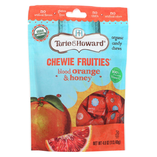 Torie And Howard Chewie Fruities - Blood Orange And Honey - Case Of 6 - 4 Oz.