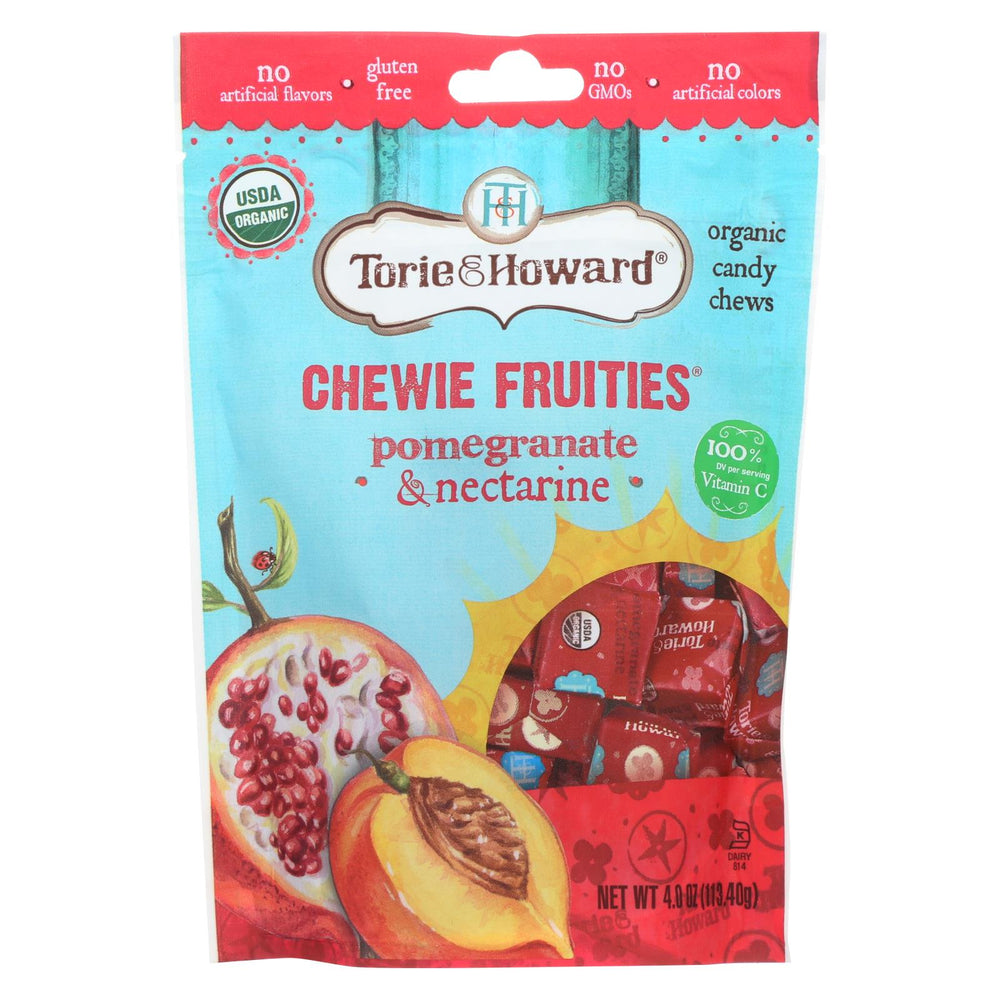 Torie And Howard Chewie Fruities - Pomegranate And Nectarine - Case Of 6 - 4 Oz.
