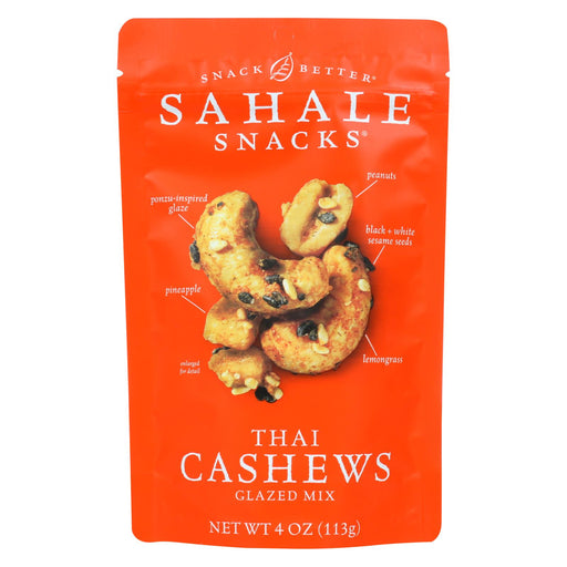 Sahale Snacks Cashews - Thai - Case Of 6 - 4 Oz.