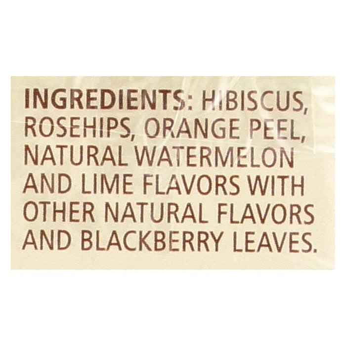 Celestial Seasonings Herbal Tea - Watermelon Lime Zinger - 20 Bags - Case Of 6