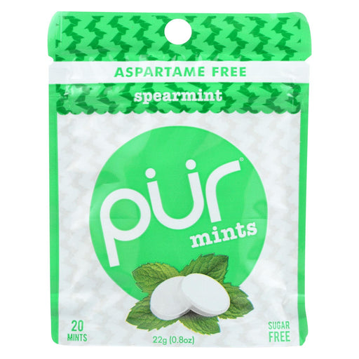 Pur Mint Mints - Spearmint - Case Of 12 - 22 Gram