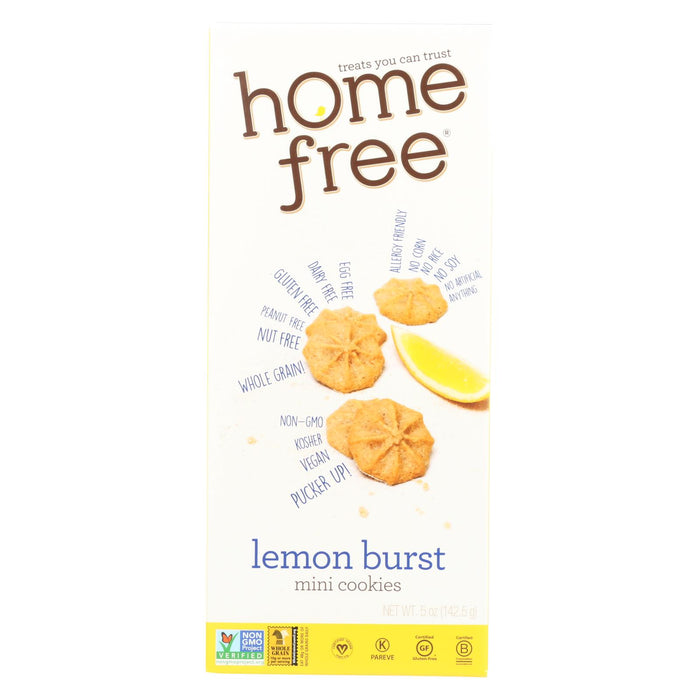 Homefree Gluten Free Lemon Burst Mini Cookies - 5 Oz - Case Of 6