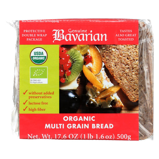 Genuine Bavarian Breads Rye - Multigrain - Case Of 6 - 17.6 Oz.