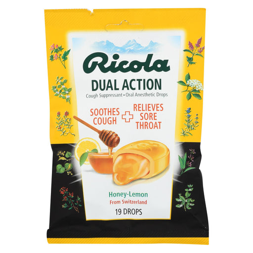 Ricola Cough Drops - Honey Lemon - Case Of 12 - 19 Count