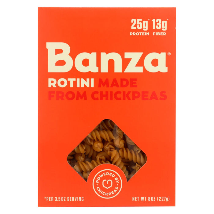 Banza Pasta Chickpea Rotini - Case Of 6 - 8 Oz.