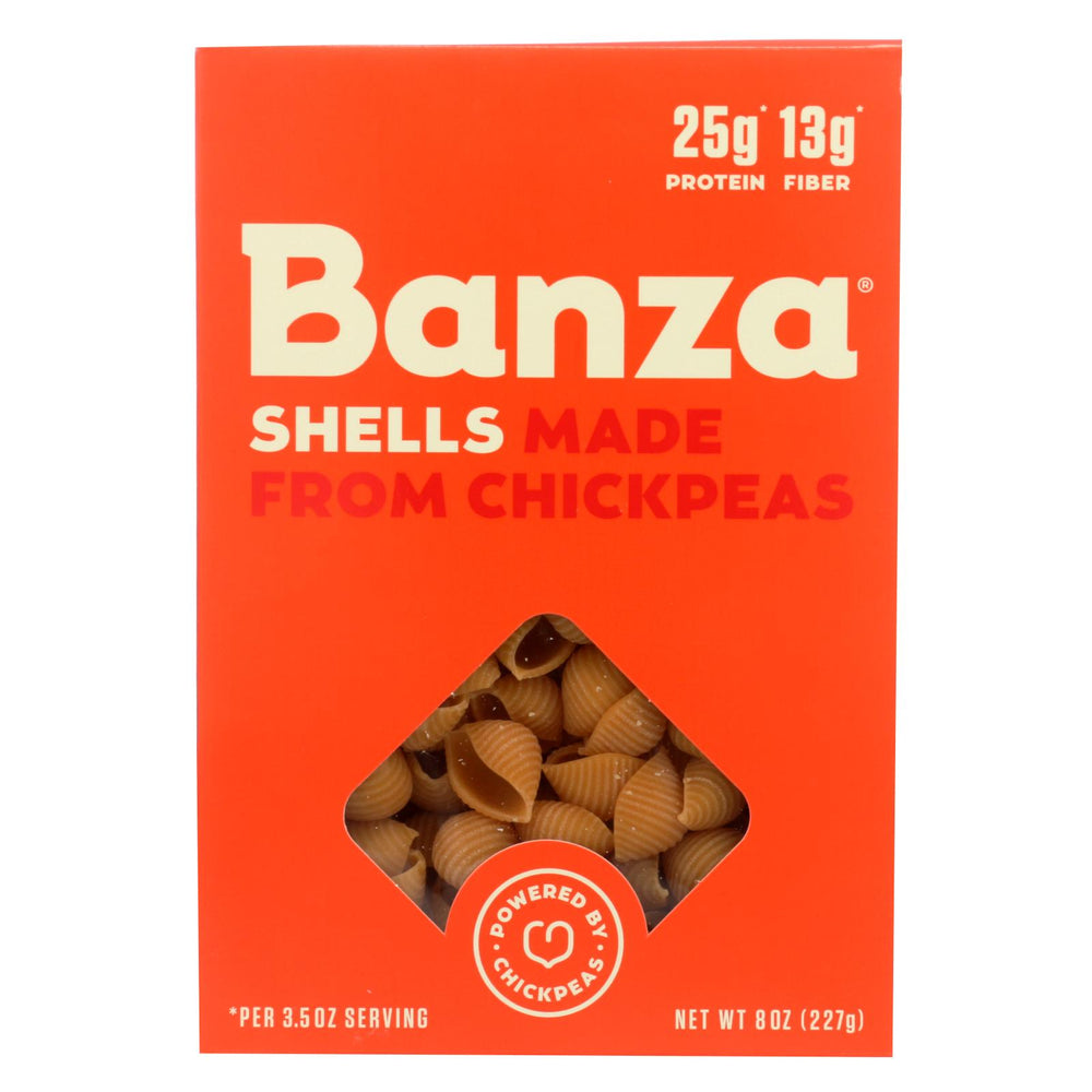 Banza Pasta Chickpea Shells - Case Of 6 - 8 Oz.