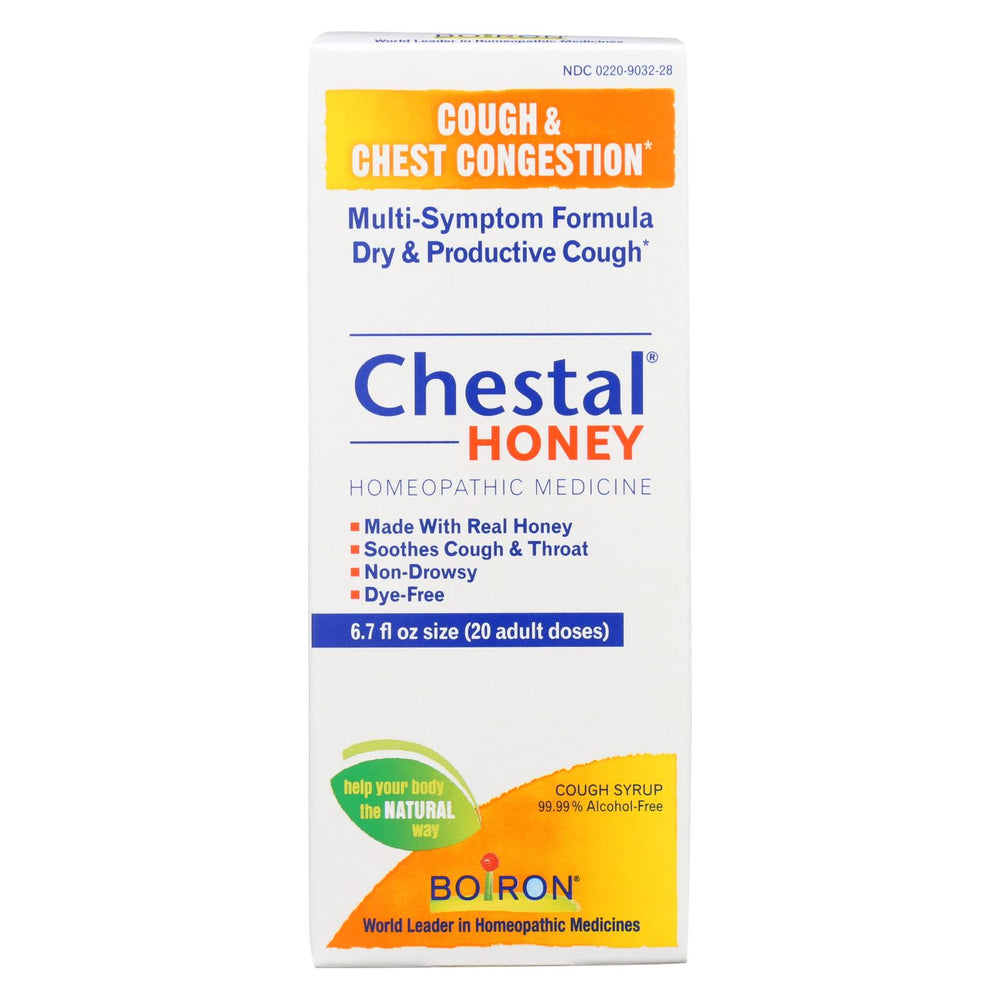 Boiron Chestal - Cough And Chest Congestion - Honey - Adult - 6.7 Oz