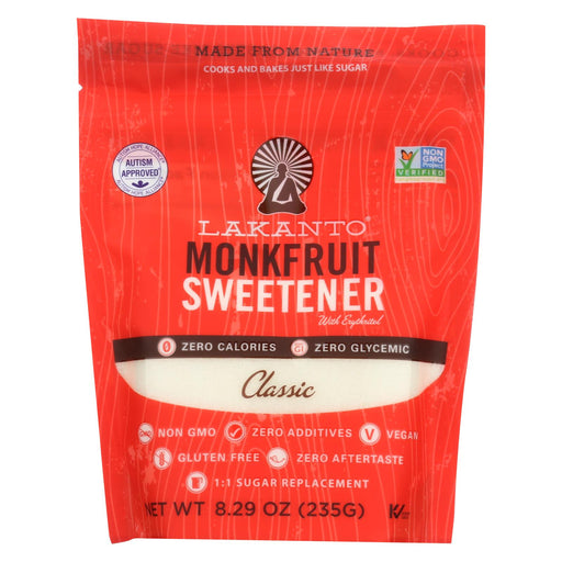 Lakanto Monkfruit Sweetener - Case Of 8 - 8.29 Oz.
